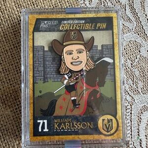Vegas Golden Knights Preseason William Karlsson Pin 10/3/24 NEW Sealed
